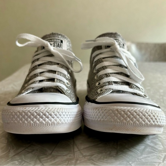 Converse All-Star CT Sparkleknit Low Silver 7 - Picture 3 of 10